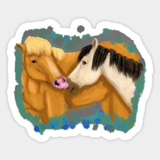 Horses love Sticker